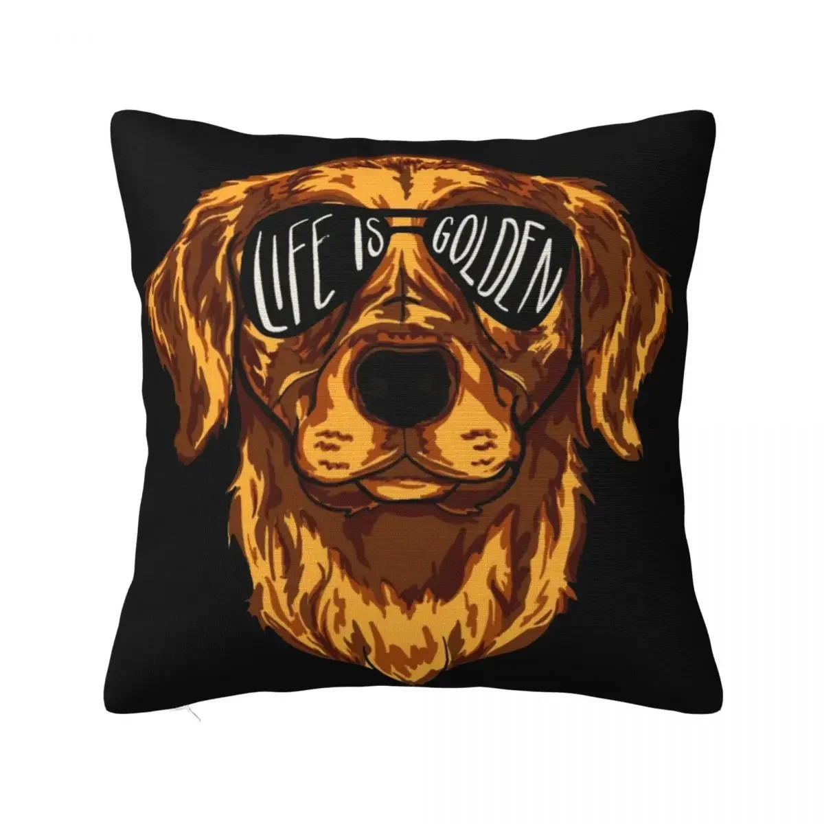 Golden Retriever Dog Pillow Cover Pet Cushion Cover Graphic Pillow Case Novelty Pillowcases For Sofa Car Home Decor