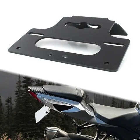 스즈키 GSXR600 GSXR 750 2011-2023 2024 오토바이 등록 플레이트 거치대 브래킷, 뒷꼬리 깔끔한 펜더 제거기에 적합