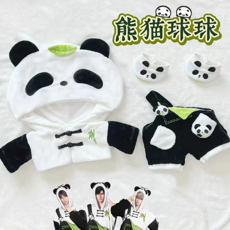 

Anime Love and Deepspace Caleb Rafayel Sylus Xavier Zayne Embroidery Body Adorable 20cm 40cm Panda Clothes Costume in Stock