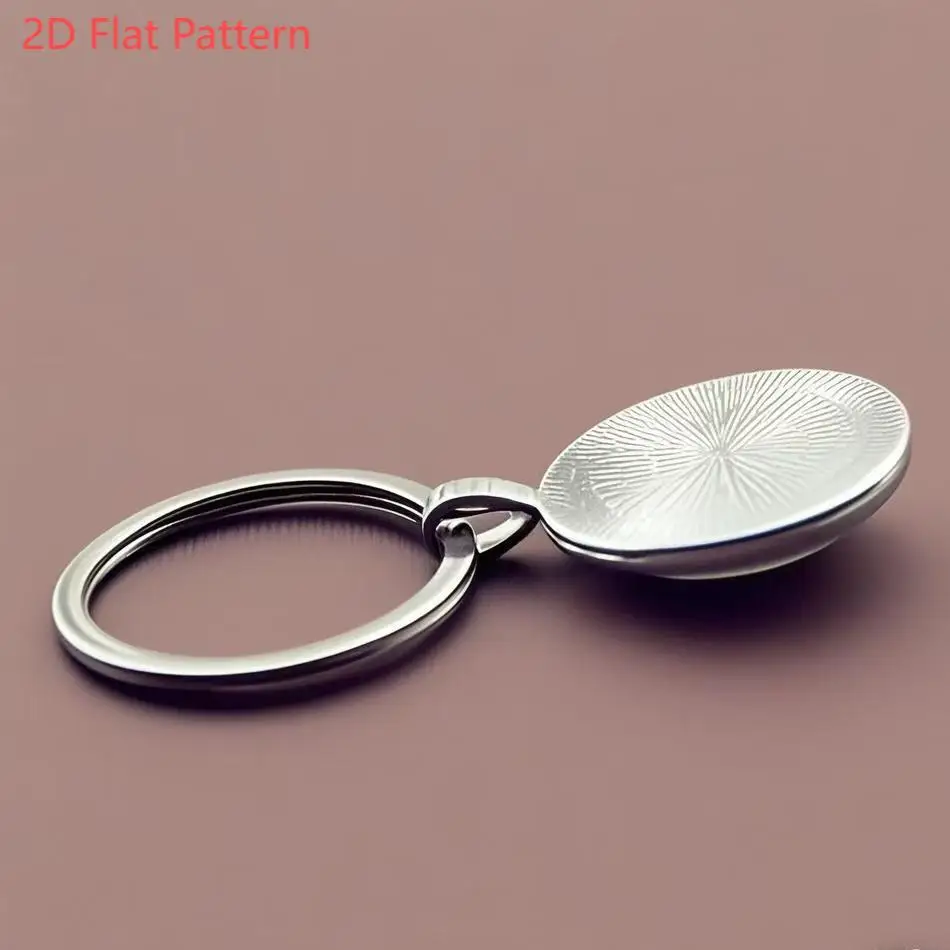 2D Flacher Glücksbringer Koi-Fisch Yin-Yang Schlüsselanhänger, Glas-Modeaccessoire, Geschenk für Ostern, Geburtstag, Abschluss, Muttertag, Vatertag – Detail 7