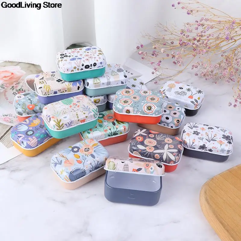 1 PC Mini Tin Metal Box Sealed Jar Packing Boxes Jewelry Candy Box Small Storage Cans Coin Earrings Headphones Gift Box Random