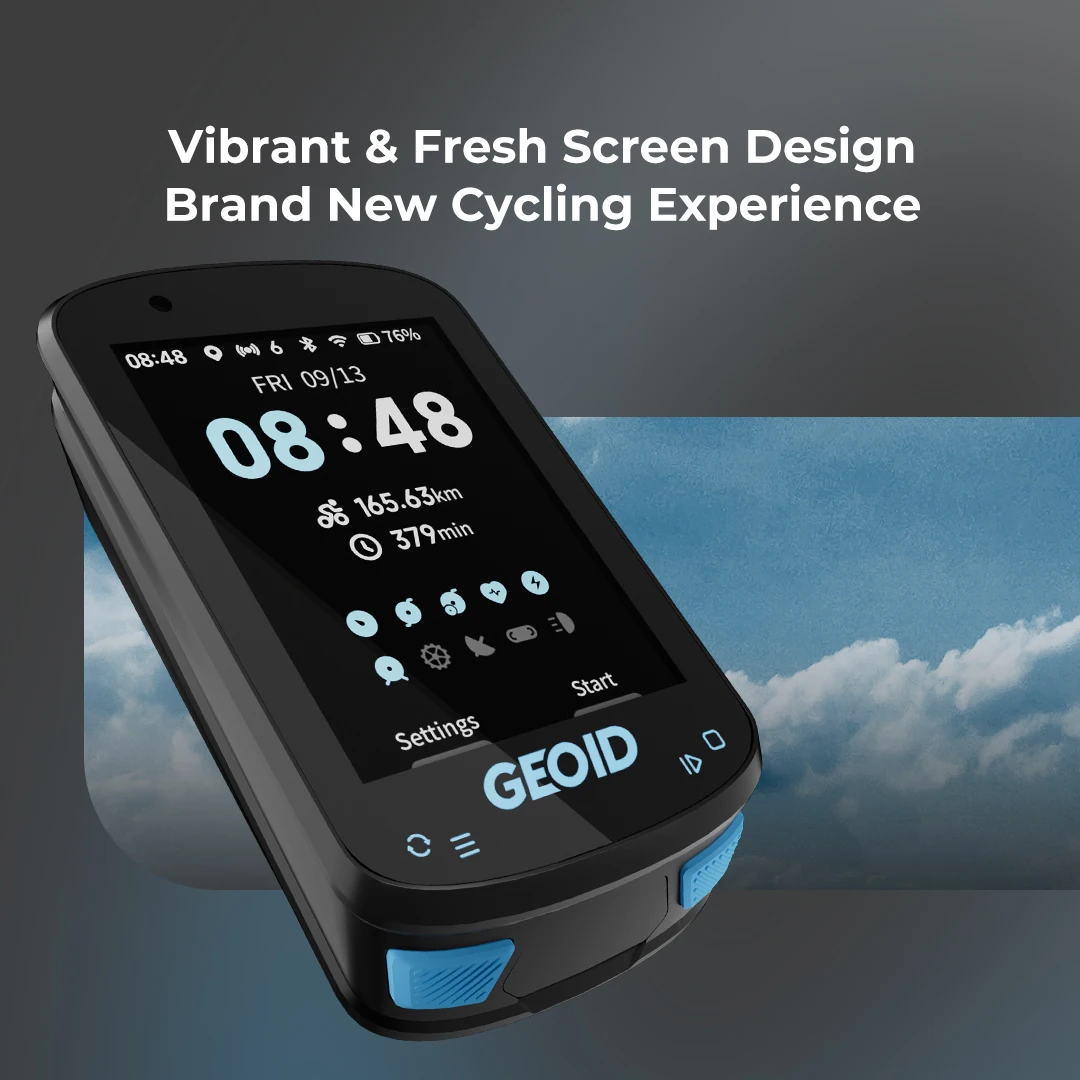 GEOID CC600 Route Navigation Bicycle GPS Computer 11 Languages Wireless Bike Speedometer Automatical WIFI ANT+ Odometer