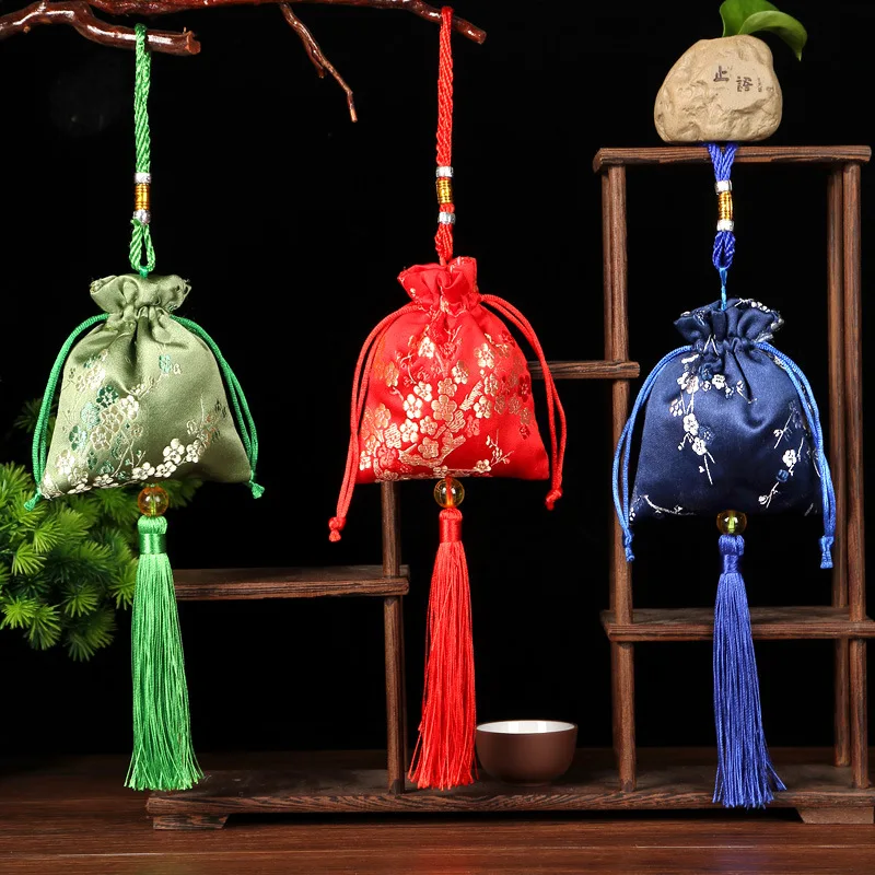 Dragon Boat Festival sachet empty bag lavender sachet fringe carry-on embroidery purse car pendant pendant stall spice bag