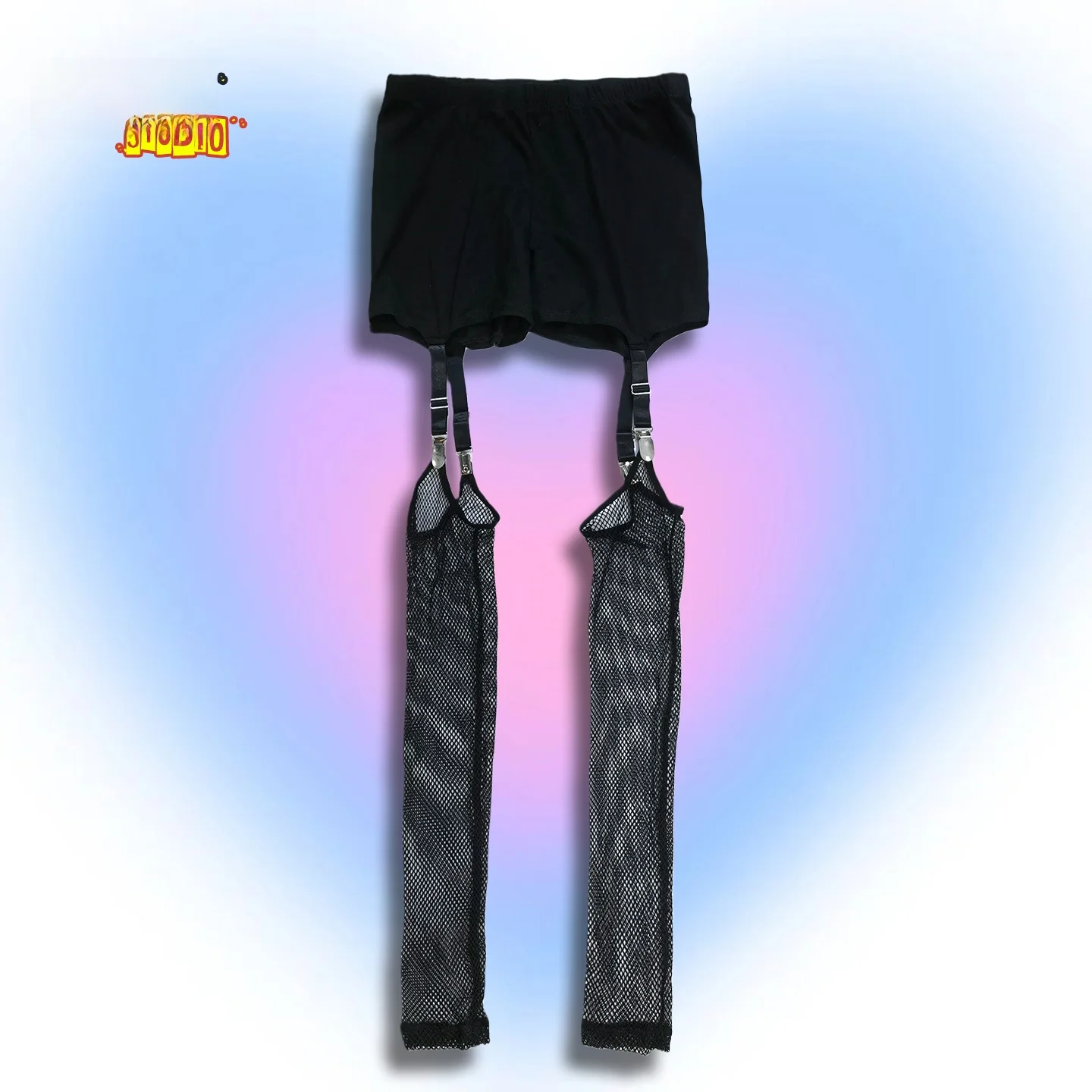 Gothic Style Fishnet Pants Punk Rock Underwear Sexy Hot Girl Strap Socks Bottoming Trousers Cotton 95% Spandex 5% Ladies Fashion