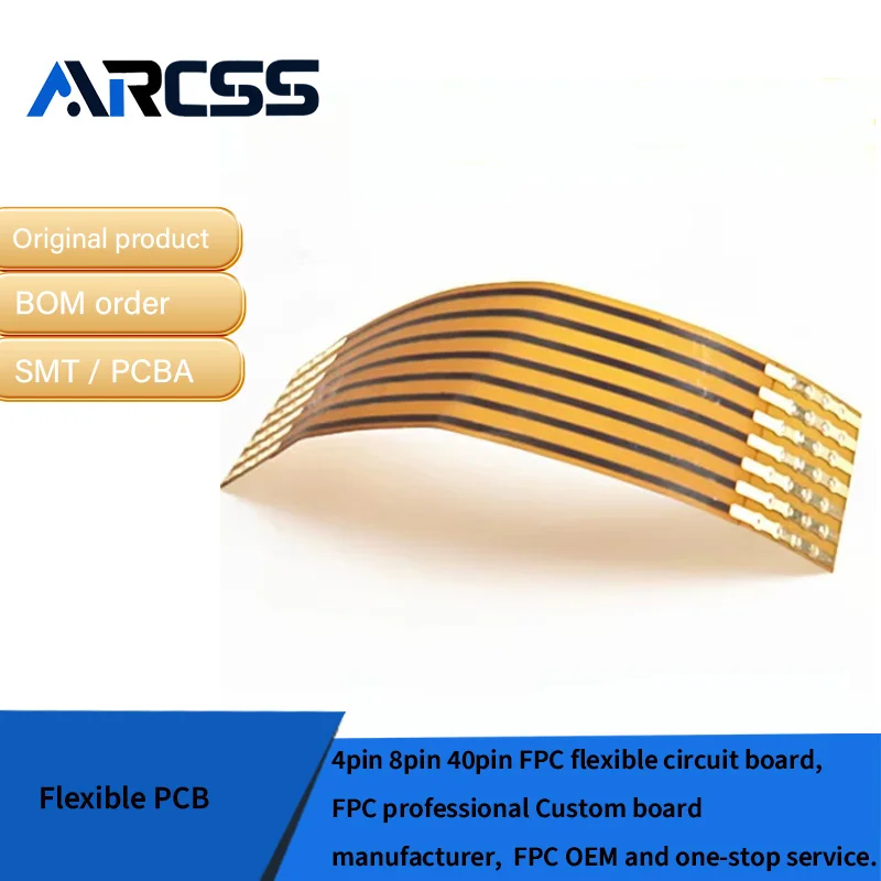 

4pin 8pin 40pin FPC flexible circuit board, FPC professional Custom board manufacturer, FPC OEM and one-stop service.