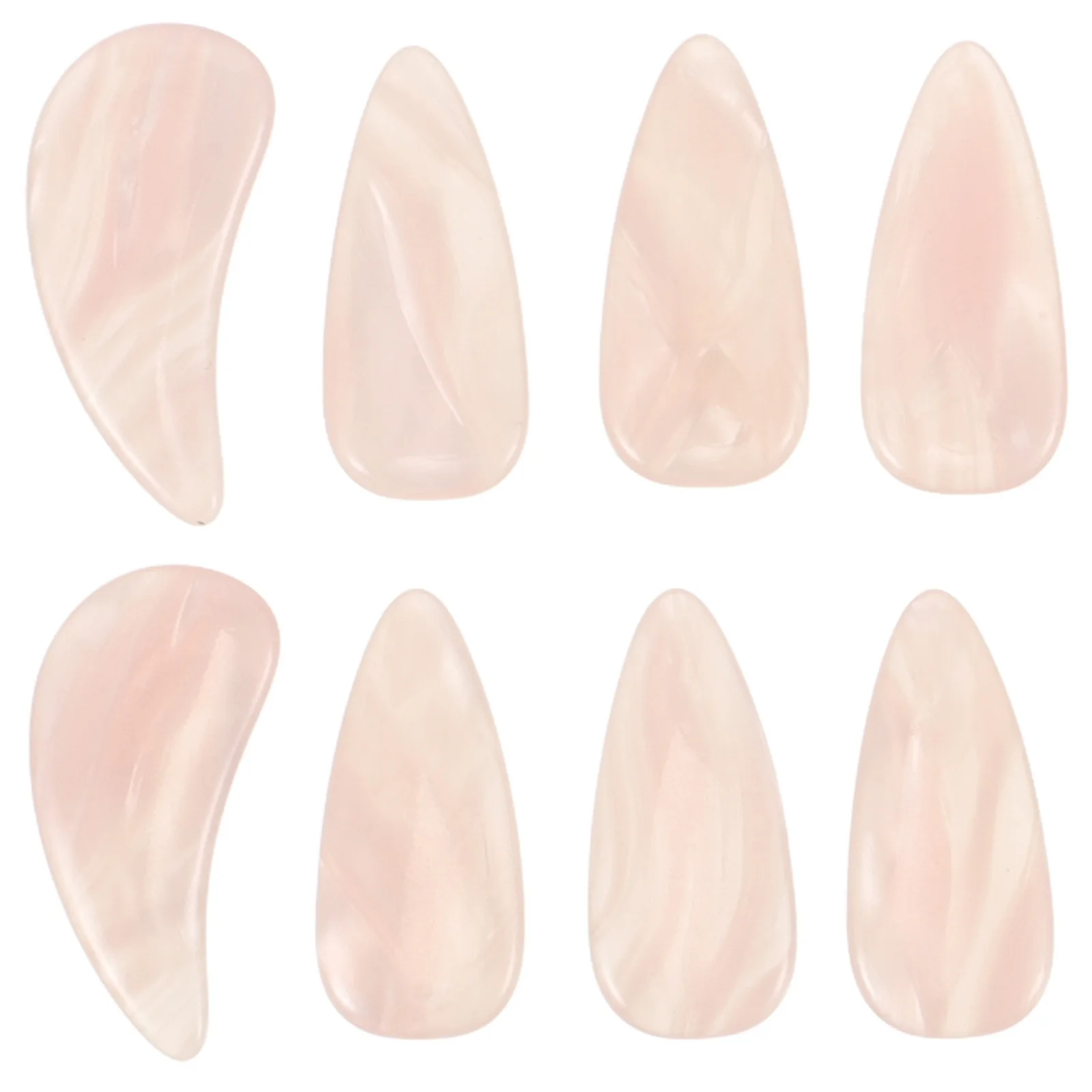 8 قطعة أظافر Guzheng من الراتنج يختار الأصابع لـ Zither الصيني دائم الإبهام يختار المبتدئين ممارسة حراس الأصابع Guzheng الأساسية