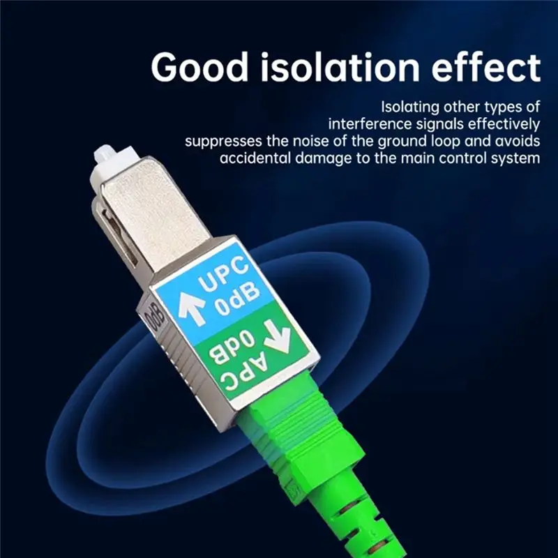 ABKQ-SC/UPC To SC/APC Fiber Optic Adapter Set Of 10 Male-Female Connectors For OPM OLS OTDR VFL Singlemode Optical Coupling