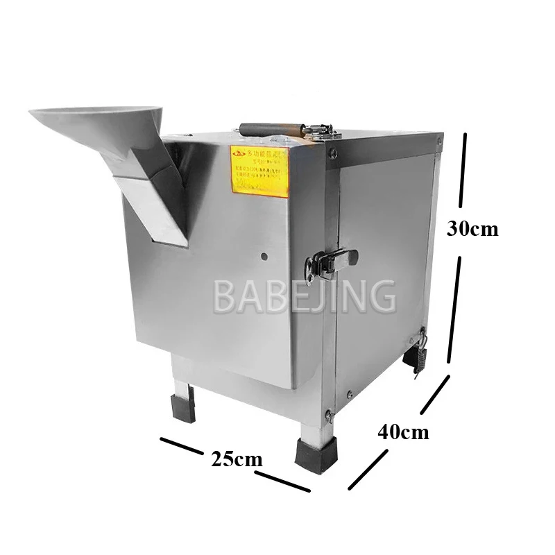 BABEJING Großhandel elektrischer Knoblauchschneider, Küchenzubehör, Zwiebelschneider aus Edelstahl