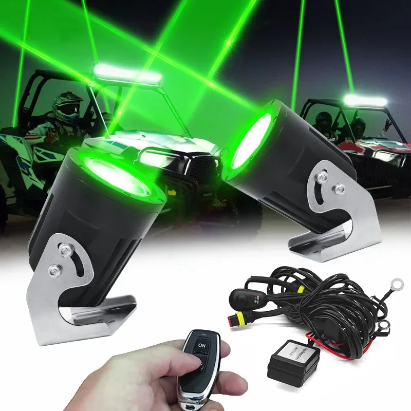 3 inch led off-road light strip rgb flagpole ATV spotlight, suitable for SUV modified fog light remote control antenna light