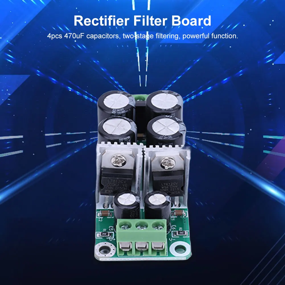 Modulo di potenza stabilizzato Componenti elettronici della scheda di potenza stabilizzata doppia positiva negativa 12V