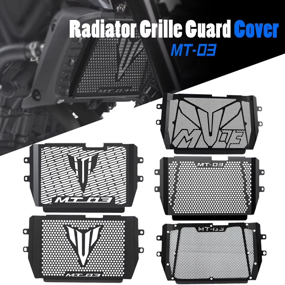 Grade de radiador para motocicleta, capa protetora para yamaha MT-03 MT-25 mt03 mt25 2015-2017 2018 2019 2020 2021 2022 2023 2024
