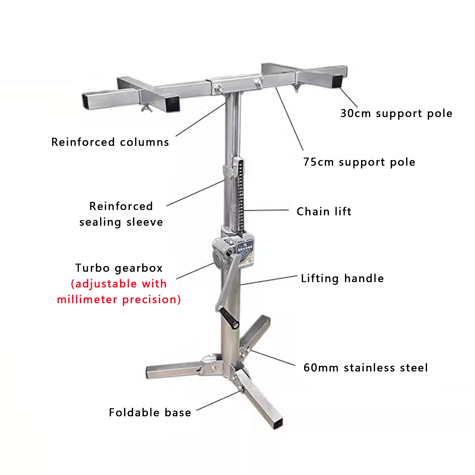 Hanging Cabinet Mounting Bracket Stainless Steel High Load Capacity 150KG (330LB) Cabinet Mounting Bracket Portable And Foldable