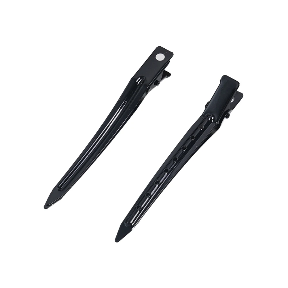 10 قطعة 9 سنتيمتر مقاطع الشعر التمساح بطة معدنية المهنية تقسيم المشابك قاعدة مع ثقوب DIY بها بنفسك القوس التصميم المرأة الإكسسوارات #4