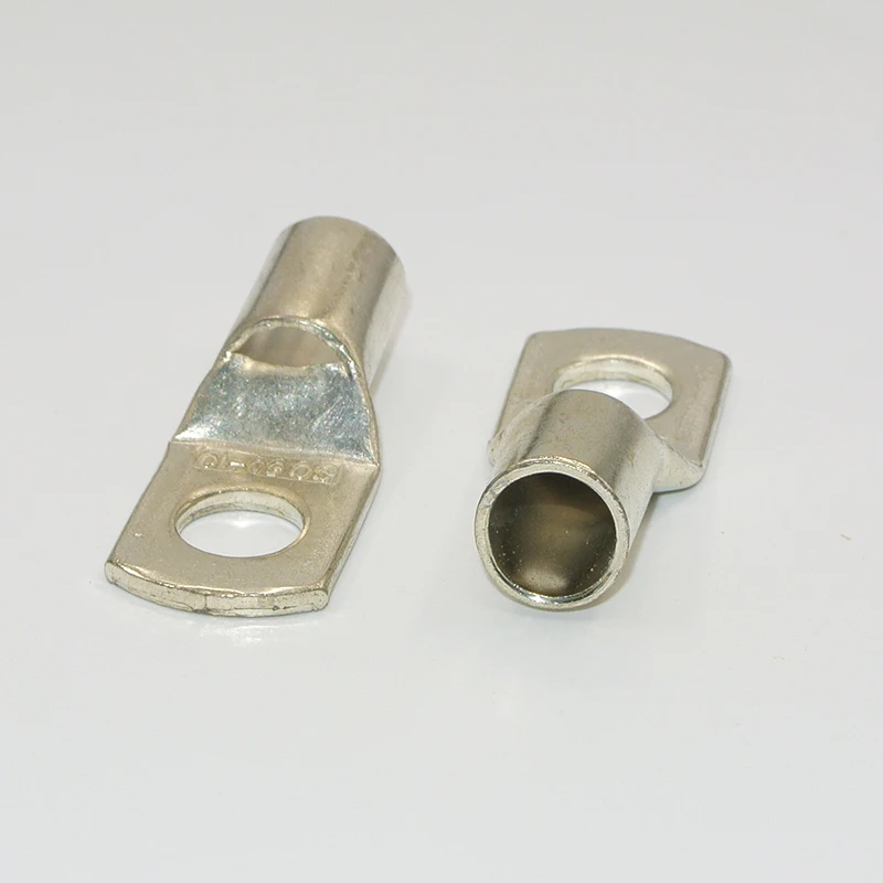 5/10/30/50PCS Bolt Hole Tinned Copper Cable Lugs Battery Terminals Set Wire Connector 4mm2 6mm 10/16/25mm 35/50mm 5mm 6mm 8mm - view 4