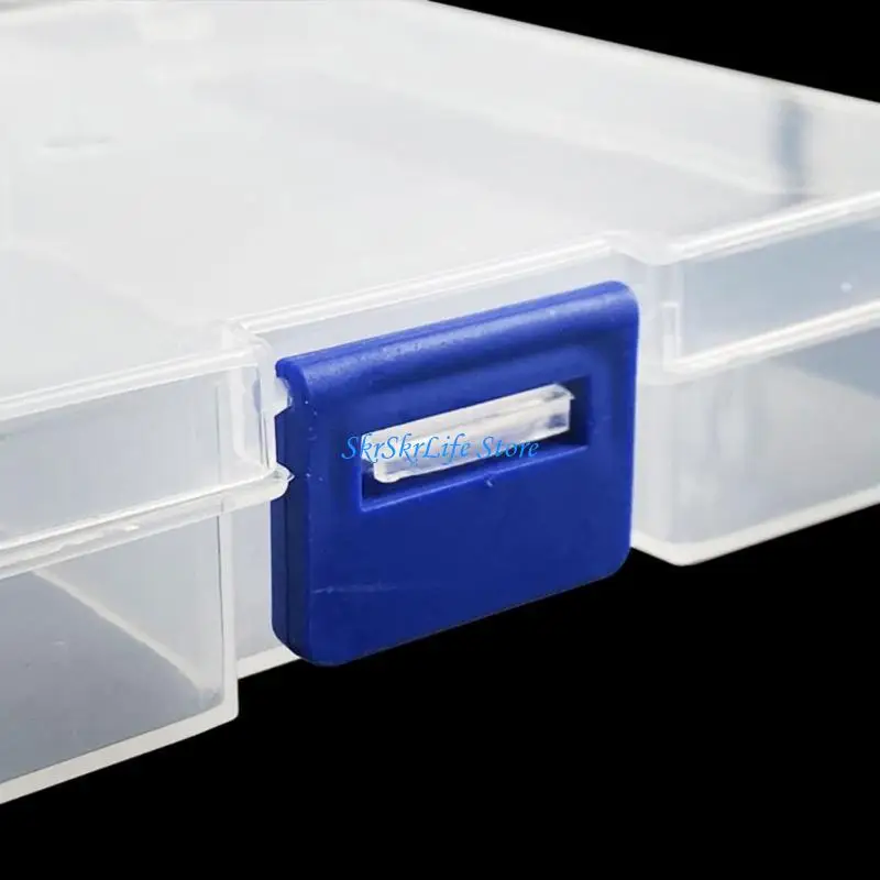 E65E 3 Compartments ABS Fishing Baits Organiser Box For Fishing Tackle Sinkers Lures