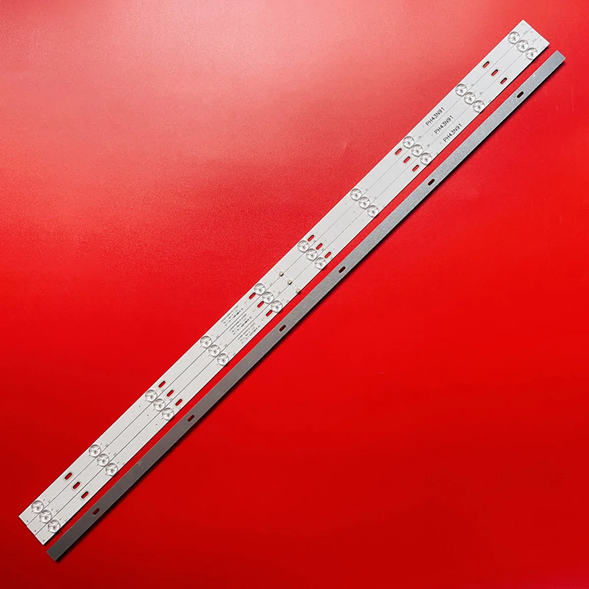 40Pcs LED Backlight Strip 430N91GM04X10-C0069 YSL-L 1.30.1.43N91GM02R V0 7.03.F.43N91J14R/L11B011 10led 84,2cm para Nevir