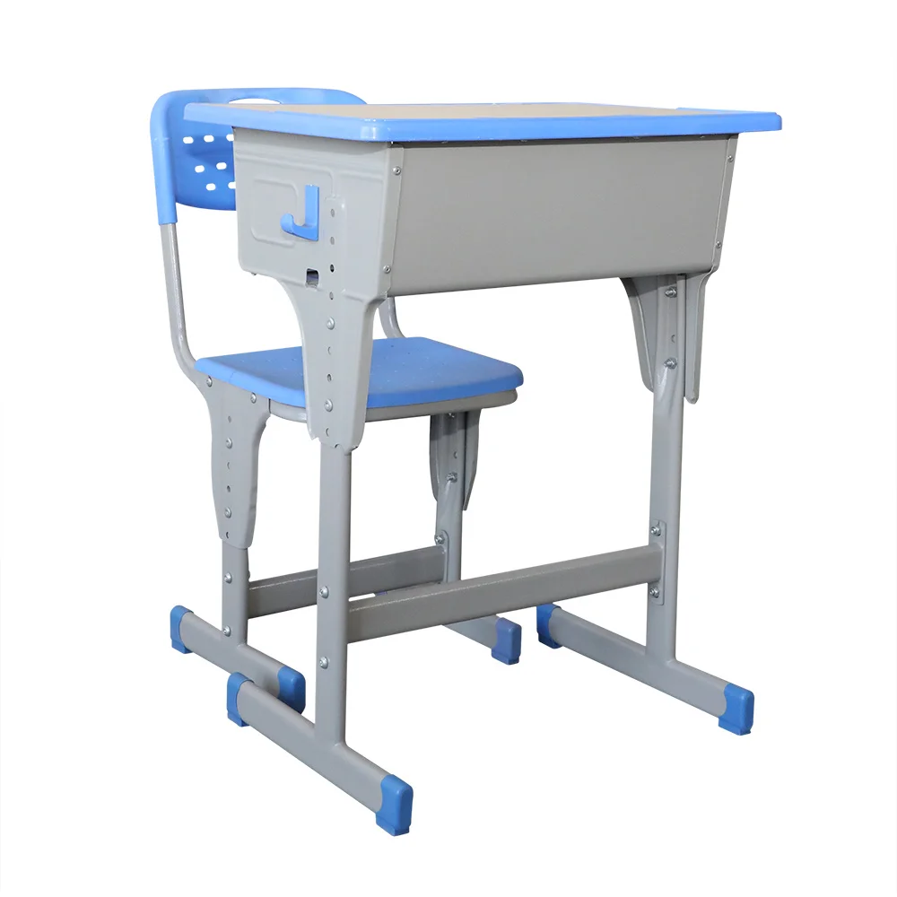High Quality School Furniture Desk And Chair School Sets/ With Competitive Price Single Students Modern 1 Set Steel Wood PP