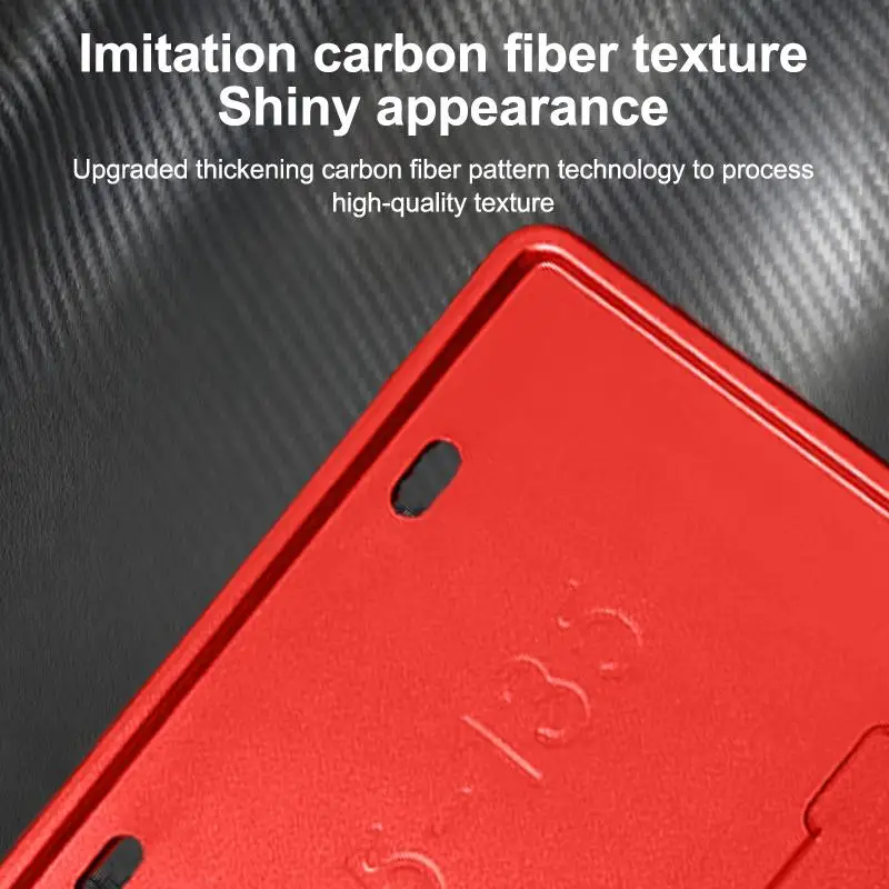 Durable Universal Motorcycle License Plate Holder; License Plate Frame Accessory for Motorbike Retrofit