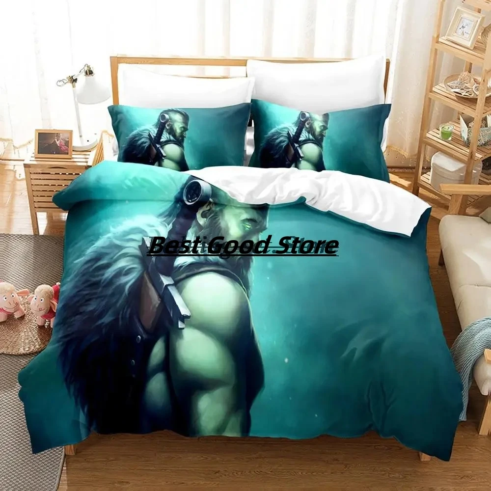 2023 Kratos And Atreus God Of War Bedding Set Single Twin Full Queen King Size Bed Set Aldult Kid Bedroom Duvetcover Sets Anime