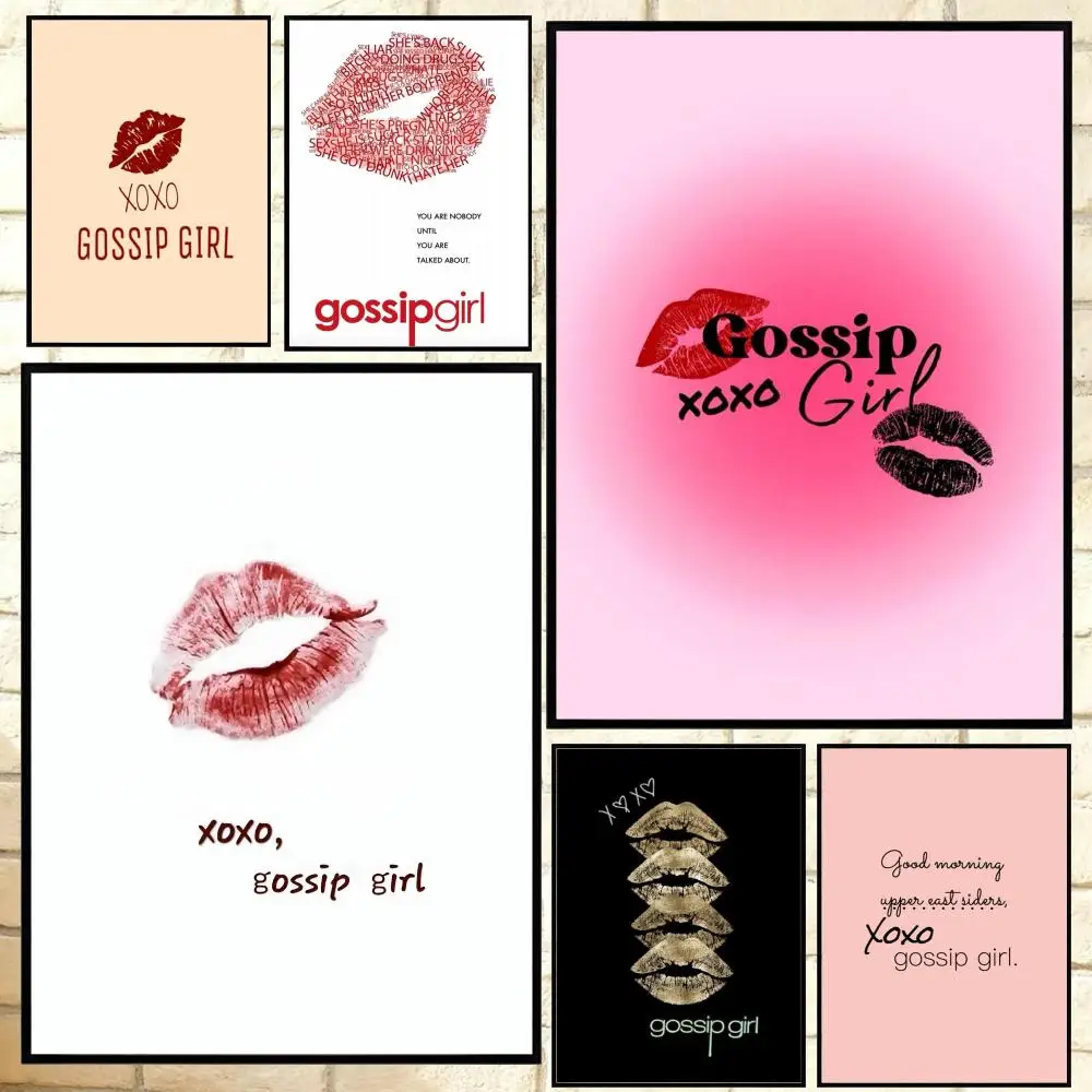 popular Gossip Girl Poster Versatile HD Waterproof Wall Art Self-Adhesive Decor for Any Space Ideal Gift
