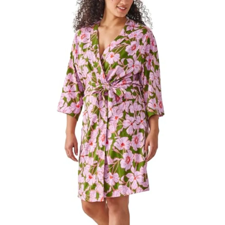 

womens Cotton Cozy Knit Robe Extended Size Range