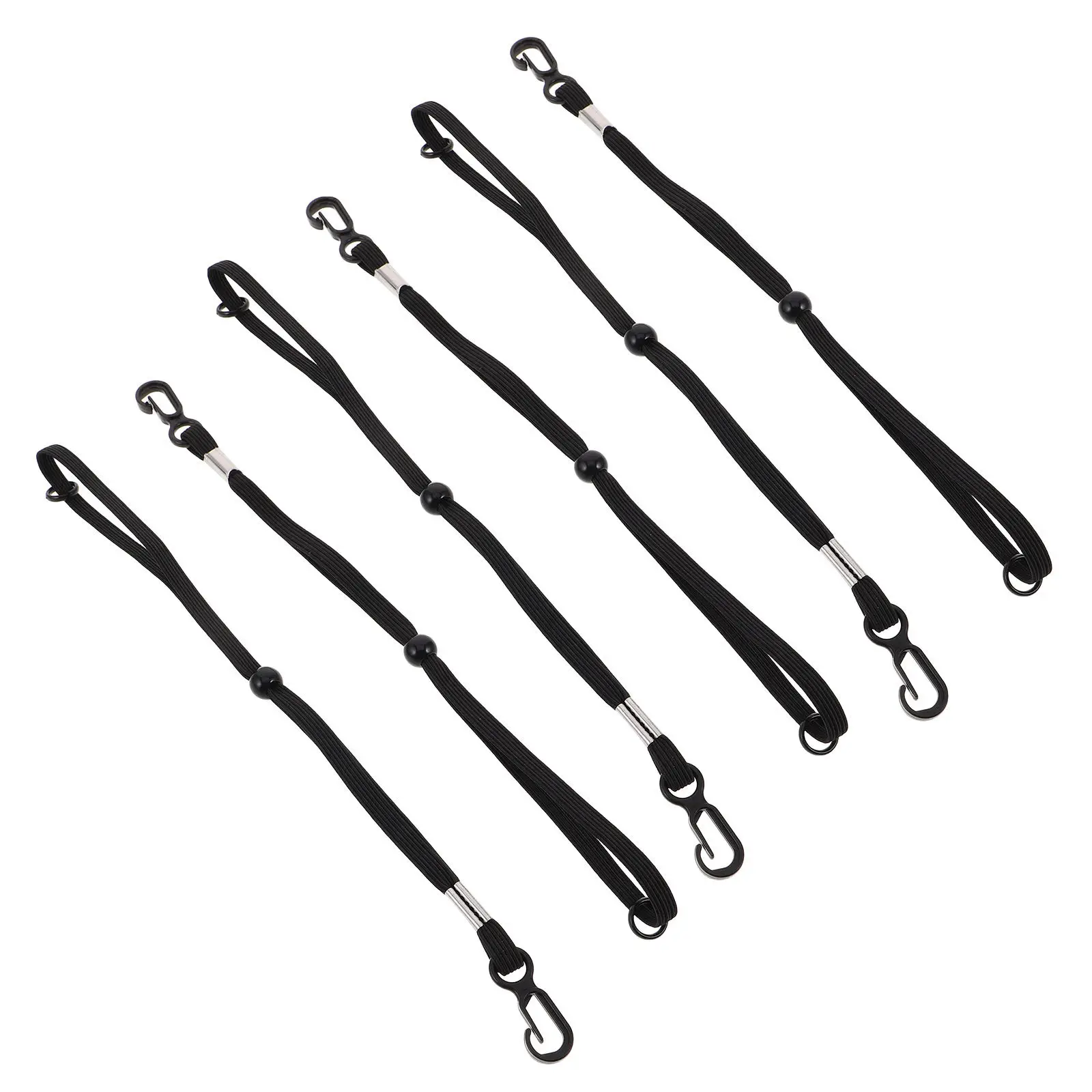 

6 шт. Ремешки для лыжных перчаток, регулируемые эластичные поводки от потери для сноуборда, лыж, перчаток для активного отдыха, страховочный ремень, зима