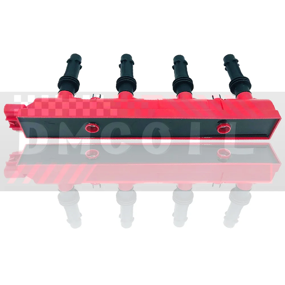 Red Performance Ignition Coil For Chevy AVEO CRUZE ORLANDO TRAX Opel ASTRA CORSA MERIVA 1.2 1.4 09-19 55573735 1208092 19005362