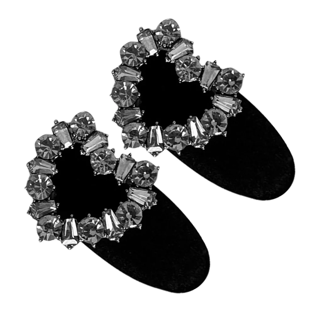 2 Pcs Flash Diamond Hair Clip Bangs for Women Accessories Clips Teen Girls Decorations Cute Haoshi Small Baby Womens