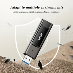 Lexar USB Flash Drive M900 USB3.1 Gen1 Pen Drive Metal Encrypted JumpDrive 64GB 128GB 256GB Memory Stick for Desktop Laptop