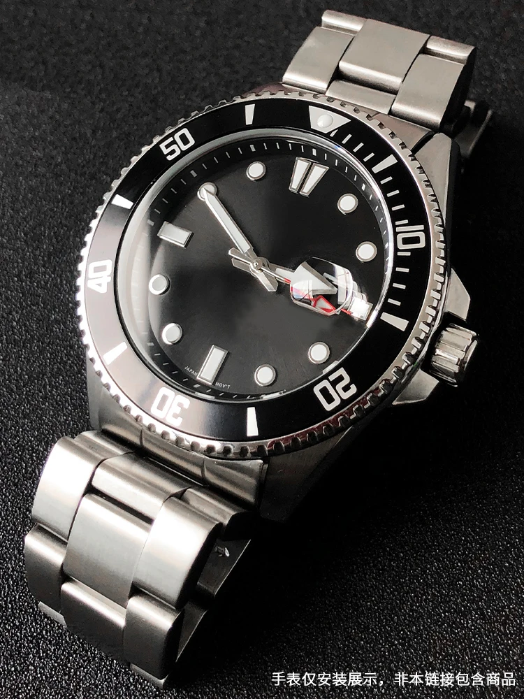 Watch Accessories MDV-106 Case for Swordfish Rear Cover Steel Strip Sapphire Mirror Glass Rubber Ring Seal Ring Accessories