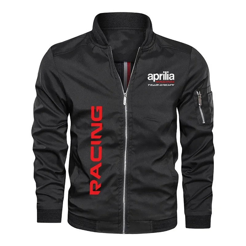 

Motorcycle jacket for men aprilia RSV4 logo print Hip hop Street men's jacket New military bomber jacket men baseball jacket