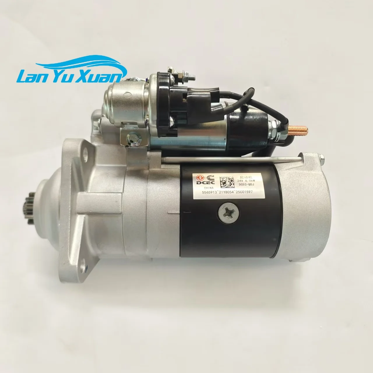 

Hot Sale 5565913 Genuine Starter Motor 24V 6KW 10 Teeth DCEC-QDJ Dongfeng for Cummins Diesel Engine Genset Spare Parts