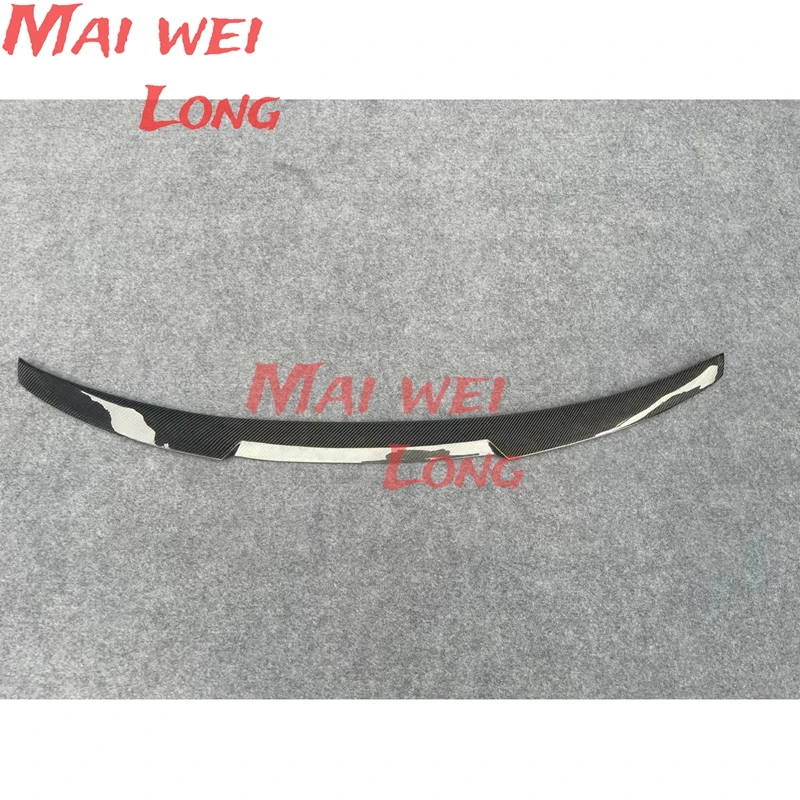 볼보 S90 2018 프라이머 컬러 자동차 테일 윙 장식 볼보 S90 용 뒷 트렁크 스포일러 용 고품질 탄소 섬유 스포일러