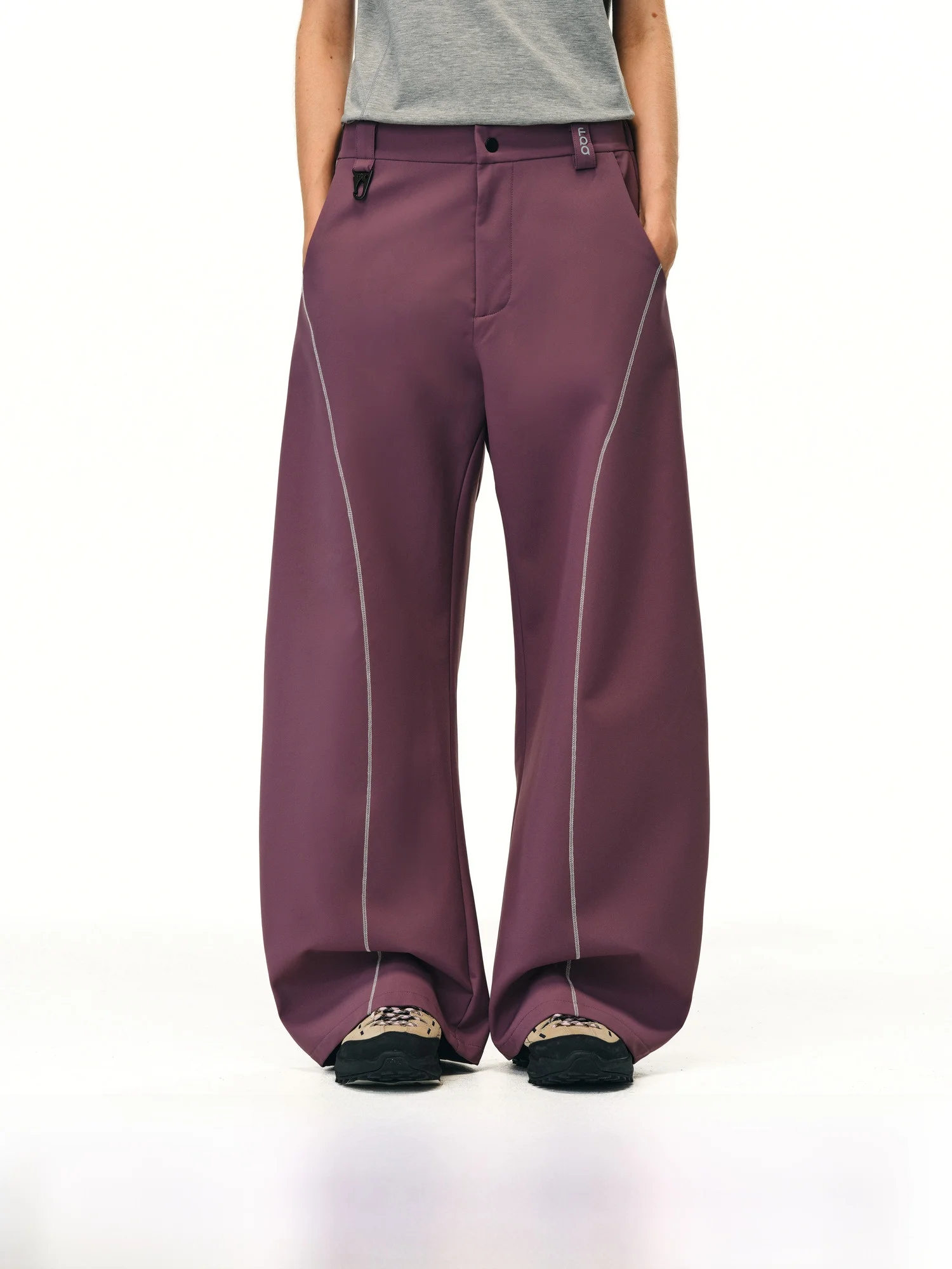 

FPA Outdoor Wide Leg Pants Color Blo Sports Casual Trousers 3D Tailoring Loose Design Sensation Trendy Straight Leg Pants