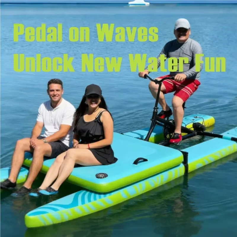 Water Bike with Camera Base Large Cushion High Quality Customizable Bicycle for Water Sports Outdoor Recreation Adults