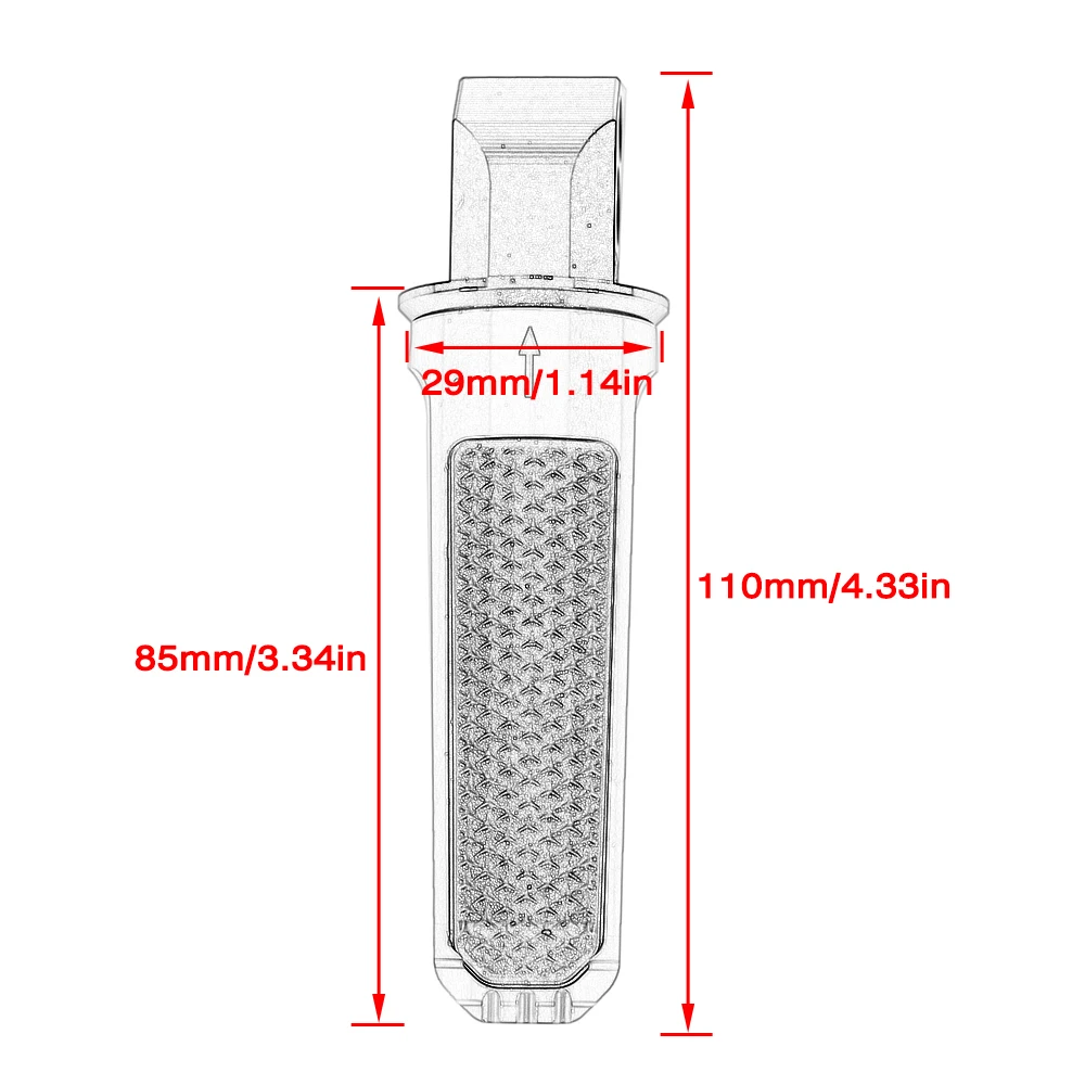 Rear Footrests Passenger Foot Pegs For Honda CB125R CB300R CB650R CB1000R CB500F CBR650F CBR500R CBR650R NC 700 750 S X VFR800F
