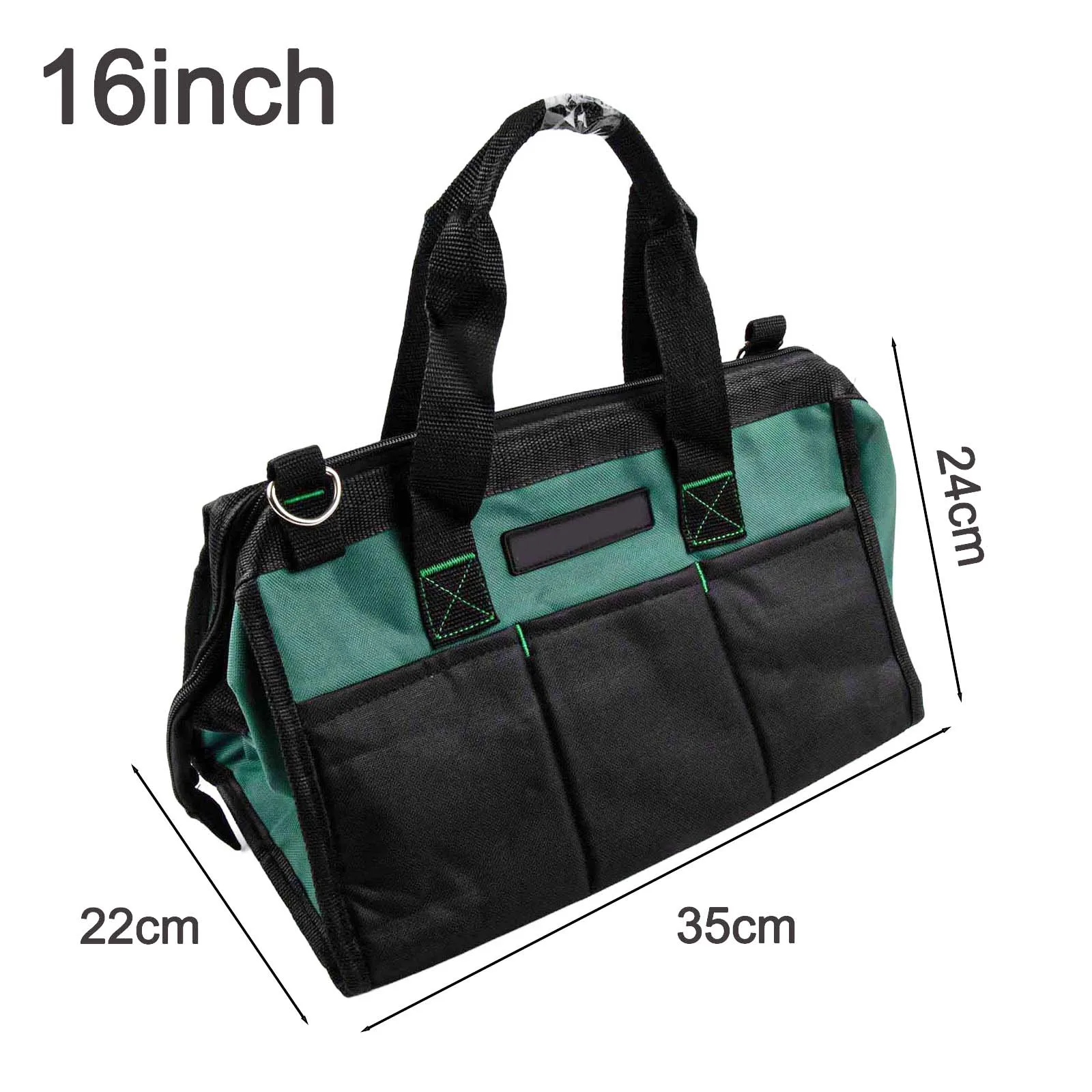 Electrical Tool Tote Robust Storage Bag Mechanic Work Large Interior Space Multifunctional Use Six Exterior Pockets For Sports