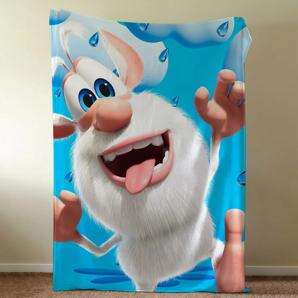 Blanket Throw Super B-BoobaS-ES Cartoon Cosy Plush Funny Living Room Sofa Couch Childish Anime Birthday Gifts