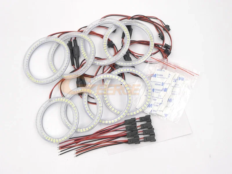 For Alfa Romeo 159 Brera Spider 2005 2006 2007 2008 2009 2010 2011 Day Light 8 Pcs Ultra Bright Led Angel Eyes Kit Halo Rings