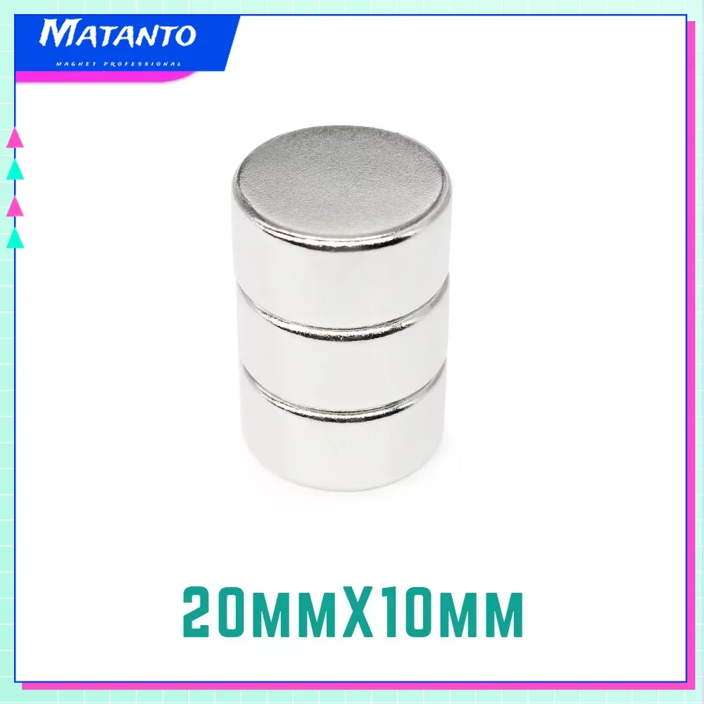 20x10 mm Powerful Magnets 20mmx10mm Permanent Round Magnet 20x10mm Neodymium Magnetic Super Strong Magnet 20x10