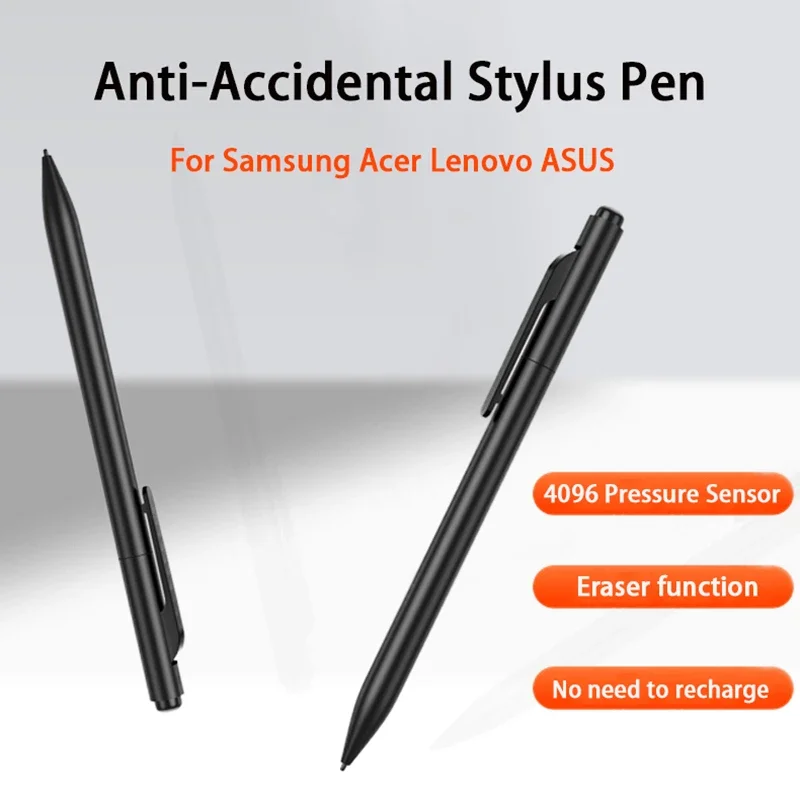Stylus Pen For Samsung Tablets With Eraser Function 4096 Pressure Sensor For Galaxy Phones ATIV Palm Rejection Touch Pencil