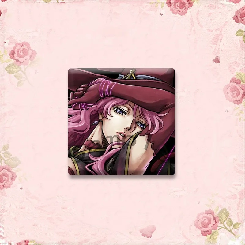 شخصية كرتونية شارات مربعة أستا نويل سيلفا يامي سوكيهيرو بروش مجوهرات مخصصة اكسسوارات قبعة حقيبة التلبيب دبابيس اللعب الهدايا