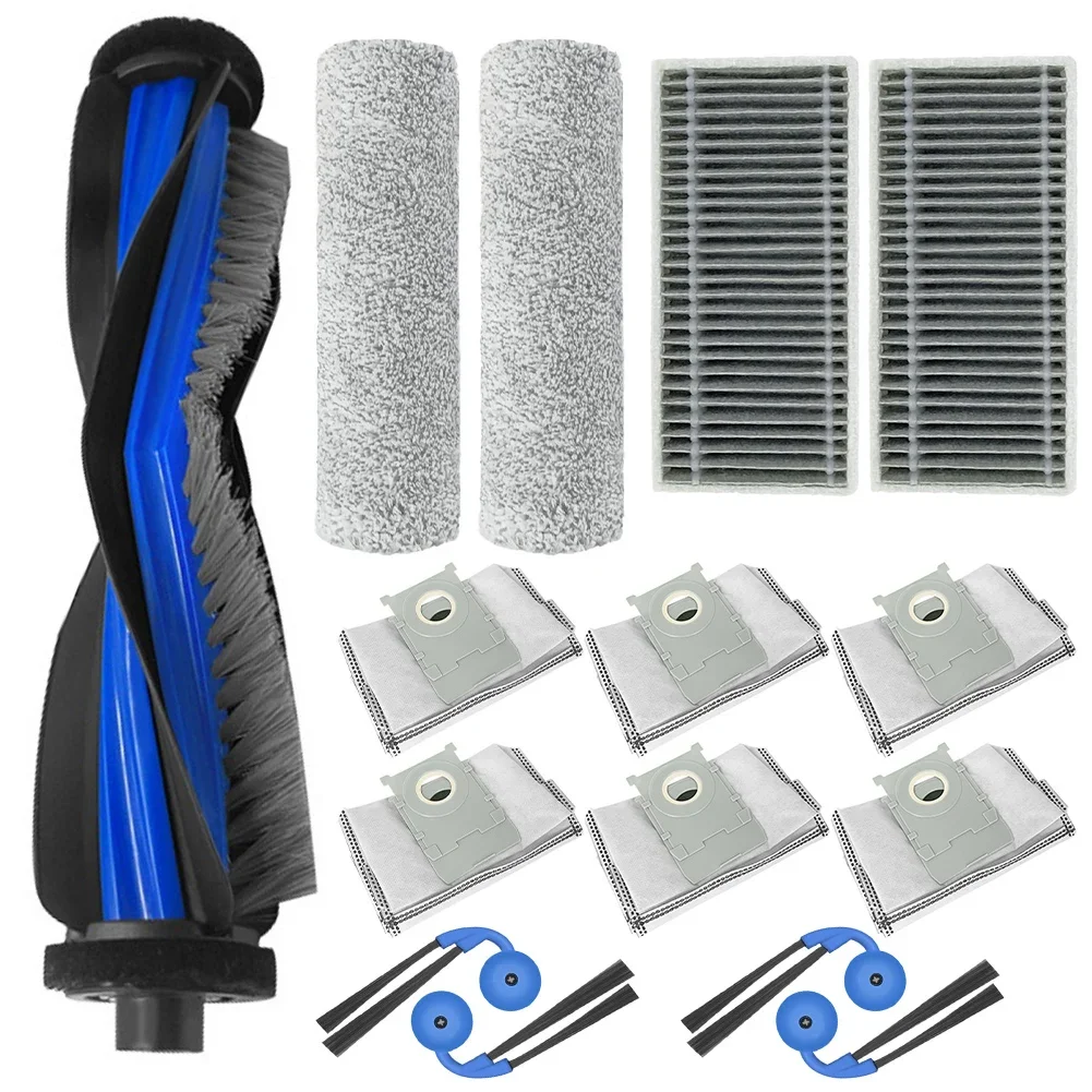

Main Brush Filter Dust Bags Roller Rag Side Brushes Kit For-Ecovacs For-Deebot X9 Pro-Omni/ X9 PRo Robot Vacuum Cleaner Parts