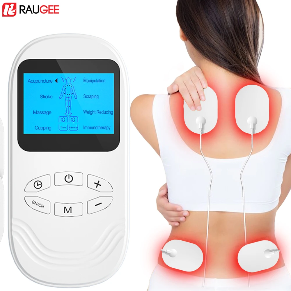 

EMS Pulse Electric Muscle Stimulator Back Neck Body Massager Tens Acupuncture Meridian Physiotherapy for Muscle Relaxation Pain