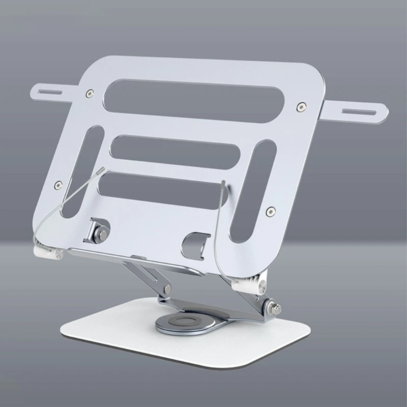 Portable Folding Laptop Tablet Stand with Swivels Base Bookstand for Reading