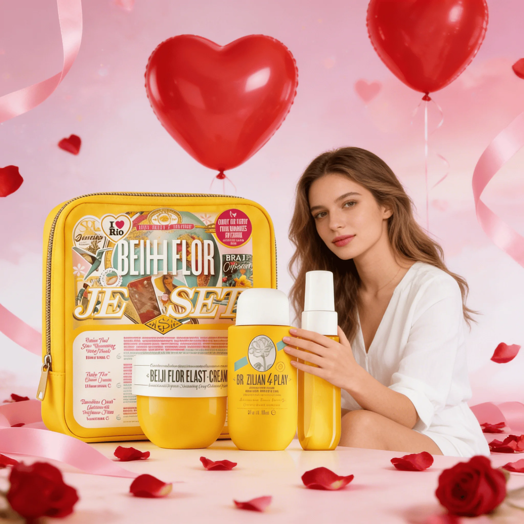 

SOL DE JANEIRO Jet Set | Travel Shower Kit Travel Shower Kit Brazilian BumA BumA Cream Skin Care Brazilian Shampoo Perfume set