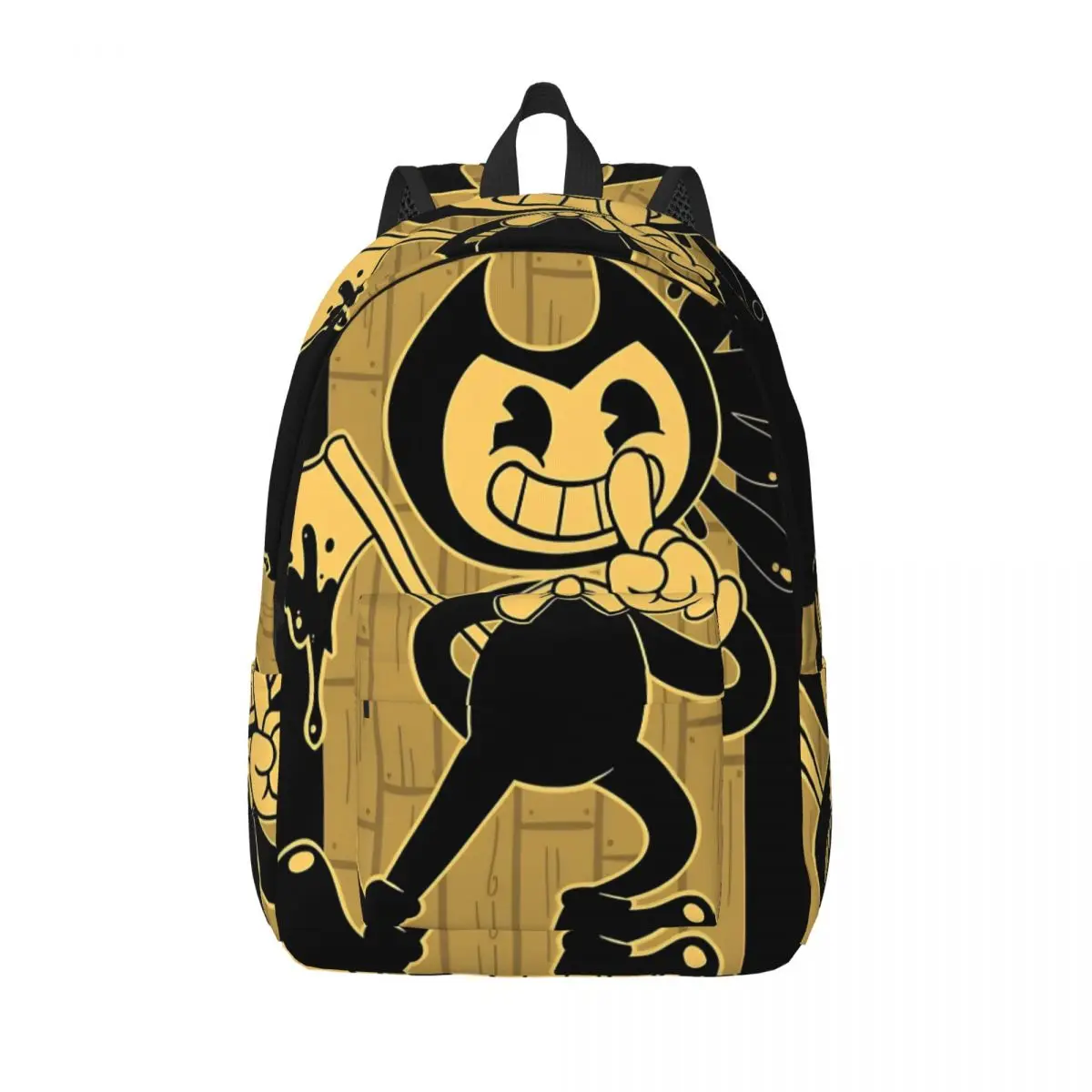 

Bendy And The Dark Revival Backpack for Kindergarten Primary School Student Horror Game Bookbag Boy Girl Kids Daypack Travel