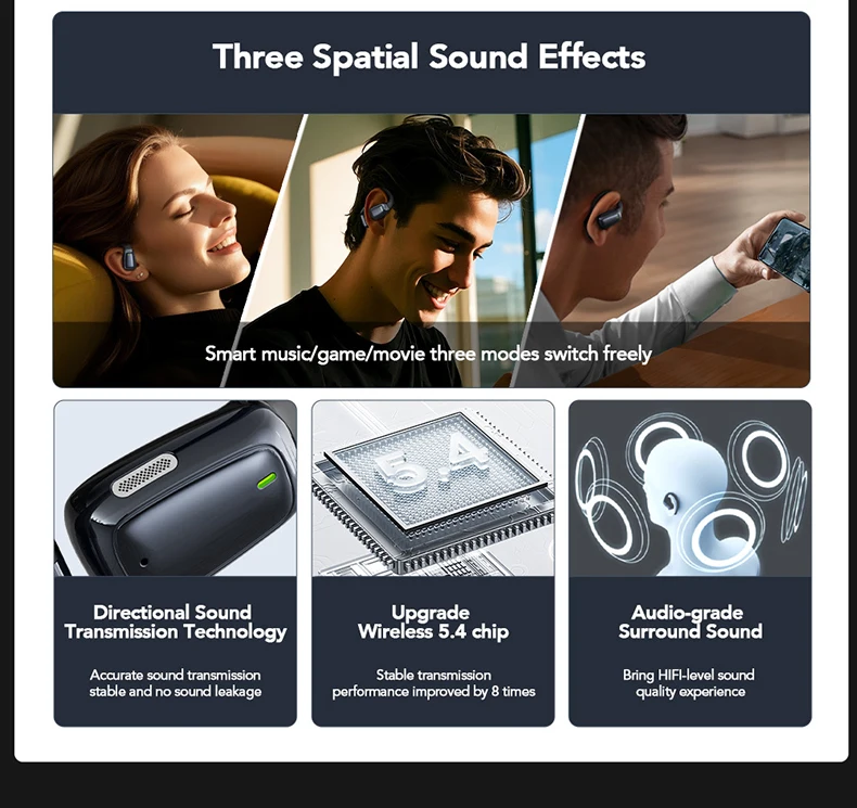 Auricolari AI Con Traduzione In Tempo Reale E Touchscreen LED – 144 Lingue, Bluetooth 6.0, Custodia Da 400mAh, In Nero