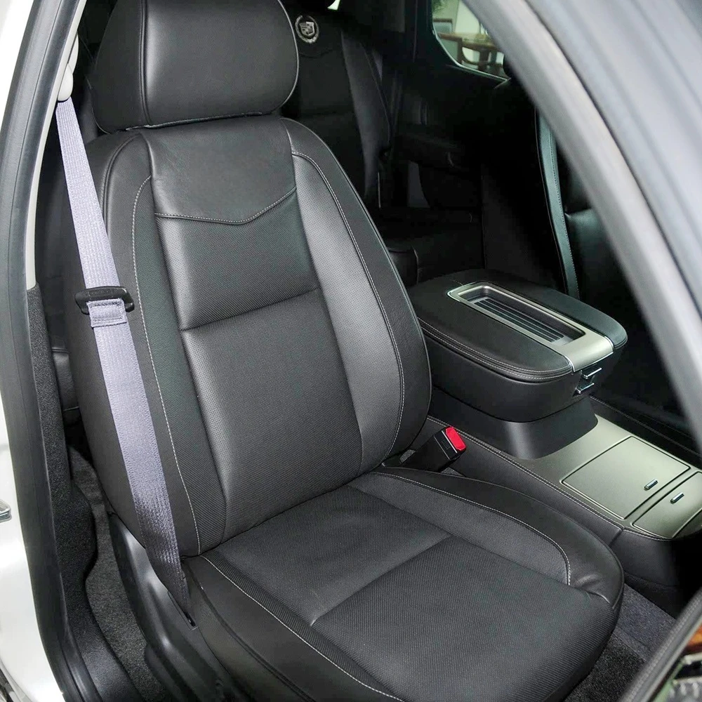 For Cadillac Escalade 2007 2008 2009 2010 2011 2012 2013 2014 6 Seats PU Leather Custom Car Seat Covers Protector Accessories