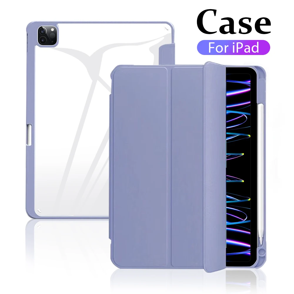 Case For Ipad Pro 11 12.9 12 9 2022 10th 9th Generation Funda For Ipad Air 5 4 3 10.5 6th 7th 8th 2021 Mini 6 Covor Accessories